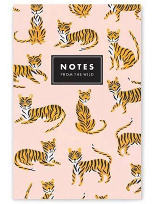 Notes From The Wild Mini Notepad - Tigers