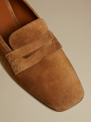 The Carlisle Loafer In Caramel Suede