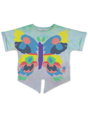 Stella Mccartney Kids Butterfly Crewneck T-shirt