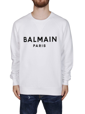 Balmain Logo Crewneck Sweatshirt