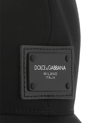 Dolce & Gabbana Logo Patch Baseball Cap