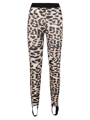 Paco Rabanne Leopard Print Leggings