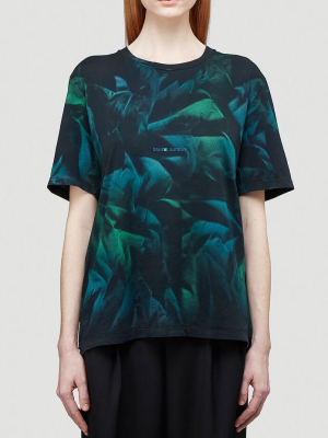 Saint Laurent Logo Tie-dye T-shirt