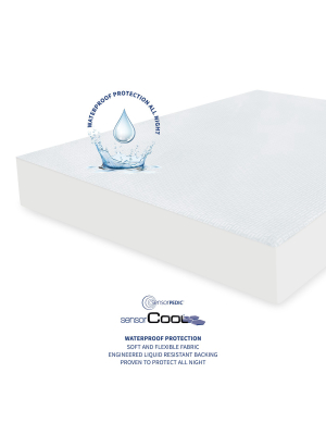 Sensorpedic Sensorcool Elite Ultra Cooling Waterproof Mattress Protector Twin