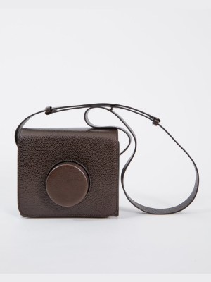 Camera Bag In Chocolate Brown