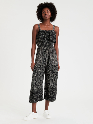 Ae Embroidered Wide Leg Jumpsuit