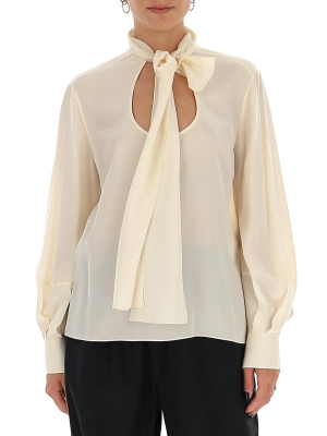 Chloé Front Tie Blouse