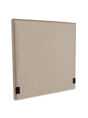 Nailhead Upholstered Headboard - Tall (linen Weave)