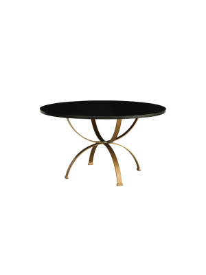 Sophia Round Dining Table In Espresso Design By Redford House