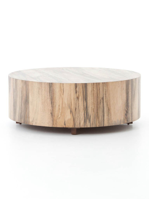 Hudson Round Coffee Table - Spalted Primavera