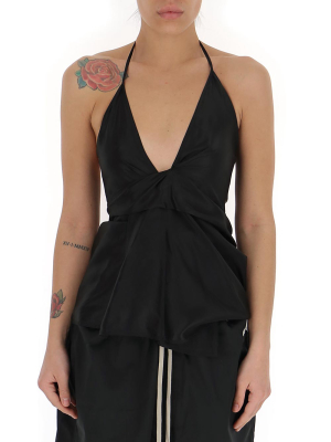 Rick Owens Laura Halter-neck Blouse