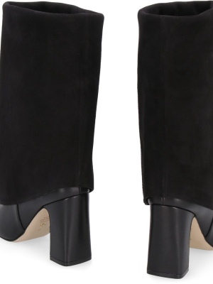 Stuart Weitzman Round-toe Block-heeled Boots