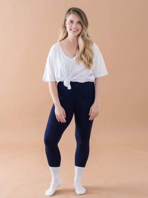 Women's Leggings In Navy