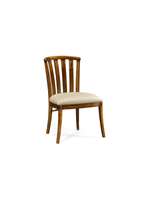 Casual Curved Back Side Chair