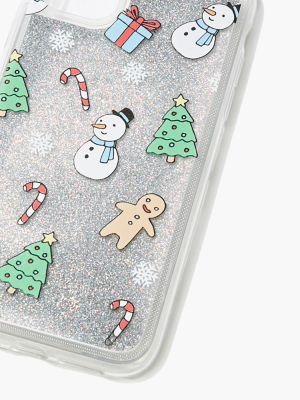 Glittered Holiday Phone Case