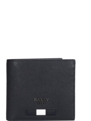 Bally Logo Plaque Bi-fold Wallet