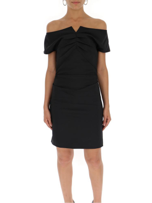 Helmut Lang Draped Short Dress