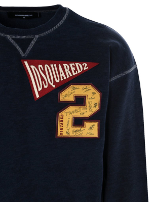 Dsquared2 Logo Patch Sweatshirt