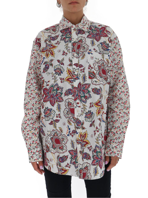 Marine Serre Mixed Print Shirt