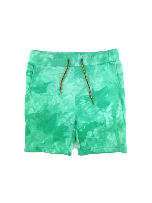 Preston Shorts | Mint Tie Dye