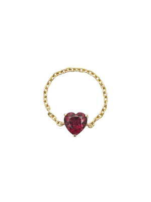 Heart Supreme Chain Ring