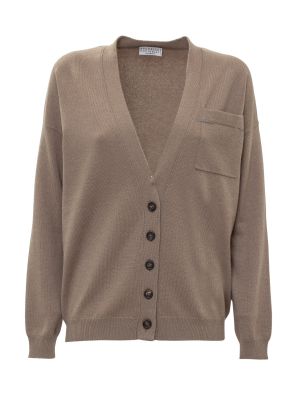 Brunello Cucinelli V-neck Buttoned Cardigan