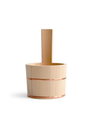 Hinoki Bath Pail With Handle