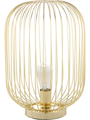 Jad Table Lamp Gold/white