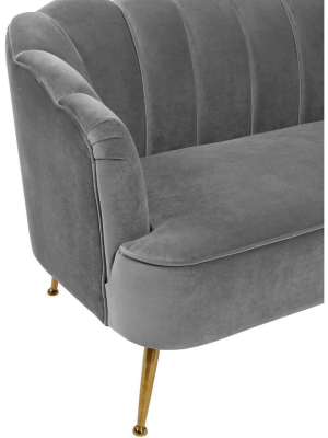 Ella Petite Settee, Grey