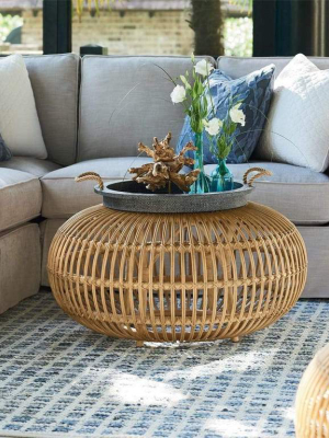 Alchemy Living Malibu Rattan Scatter Table - Brown