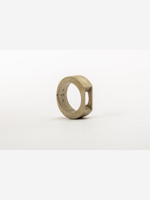 Crescent Plane Gateway Ring (9mm, Da)