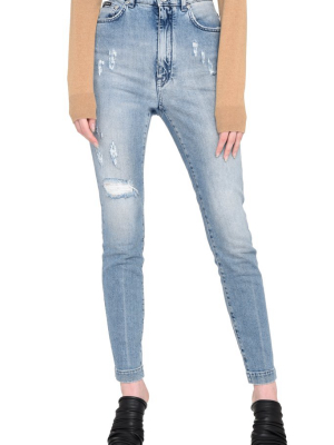 Dolce & Gabbana Audrey Distressed Jeans