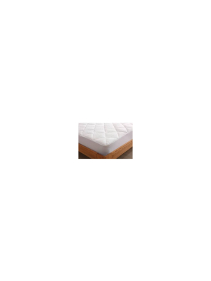 Queen Cool Knit Mattress Pad White - St. James Home