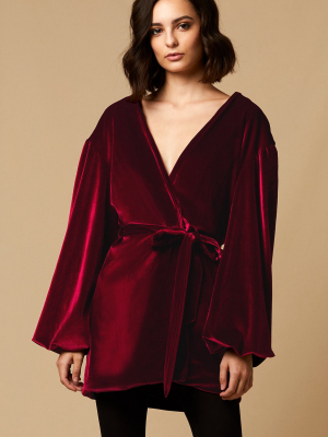 Rouge Wrap Dress