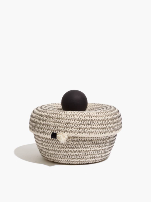 Brklyn Home Medium Rope Basket With Knob