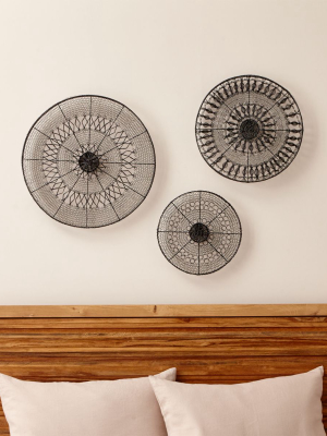 Intricate Circle Metal Wall Art 3-piece Set