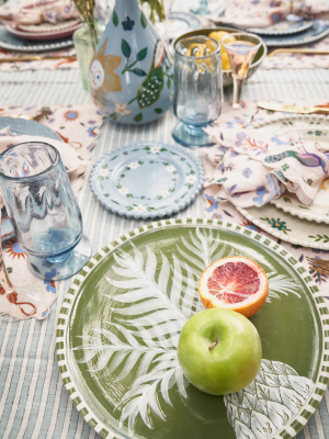 Handpainted Pineapple Dinner Plate