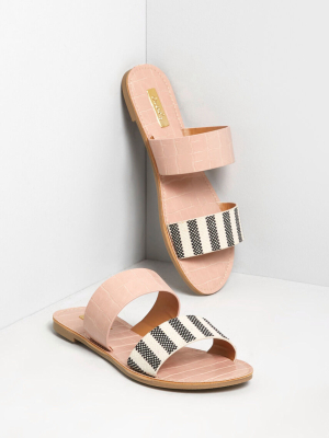 Steadfast Contrast Slide Sandal