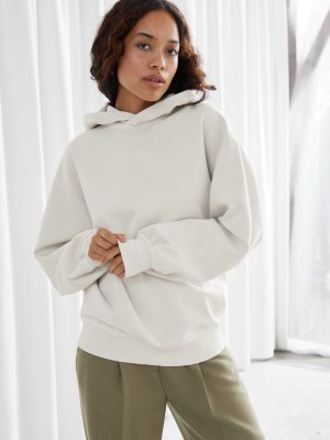 Oversized Hooded Boxy Sweatshirt