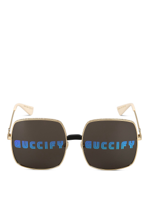 Gucci Eyewear Oversized Square Framed Sunglasses