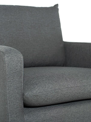 Nuevo Anders Single Seat Sofa - Slate Grey