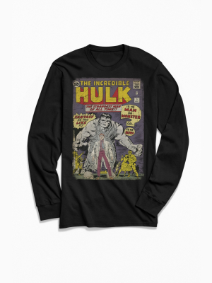 Incredible Hulk Vintage Comic Long Sleeve Tee