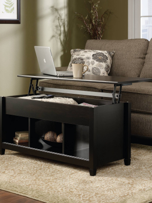 Edge Water Lift Top Coffee Table Estate Black - Sauder