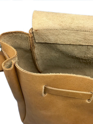 Nubuck Leather Bucket Bag