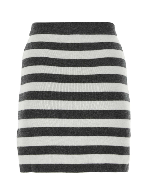 Kenzo Striped Mini Skirt