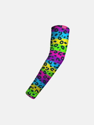 Neon Leopard Kids Arm Sleeve