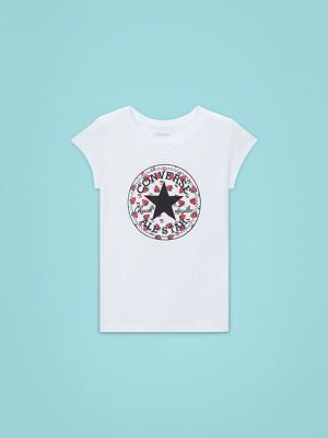 Berry Print Chuck Taylor Patch Short Sleeve Tee