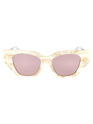 Gucci Eyewear Cat-eye Frame Sunglasses