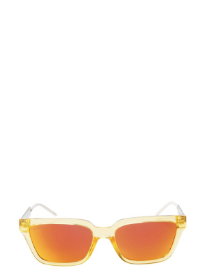 Gucci Eyewear Rectangular Frame Sunglasses