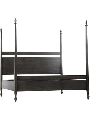Noir Venice Brown And Black Cal-king Bed Frame